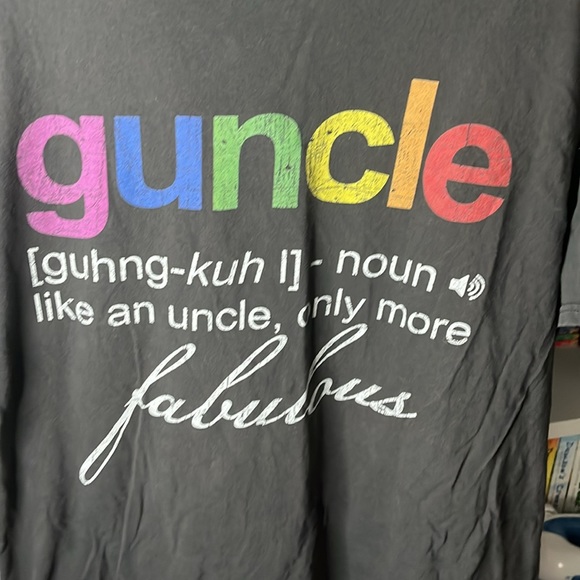 Guncle Large T-shirt 🌈 - Picture 2 of 5